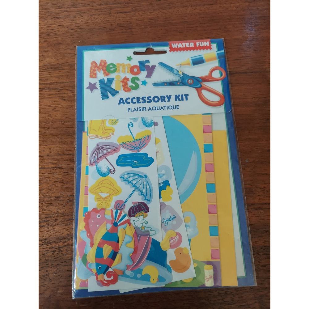 Memory Kits Accessory Kit Water Fun Stickers Scrapbooking‎ Planner NEW